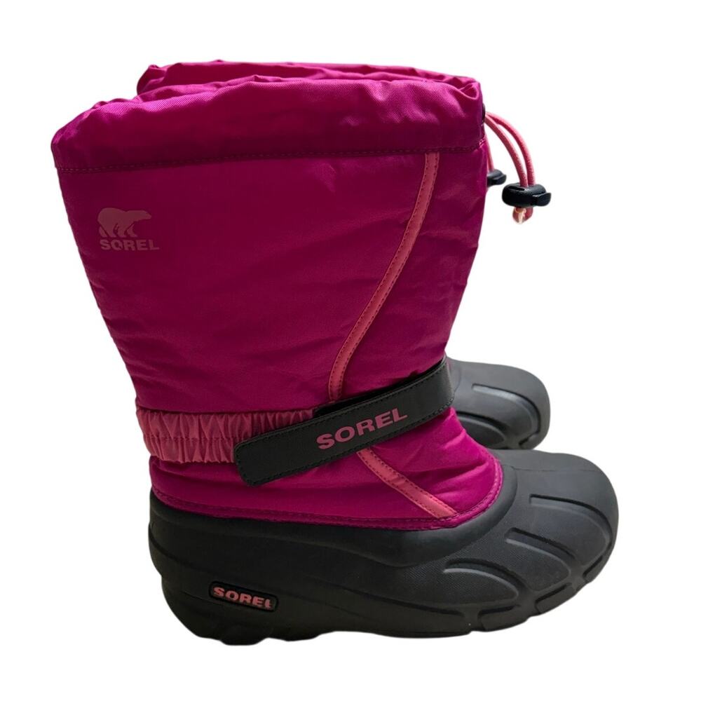 Sore Flurry Weather Resistant Snow Boots Women's Size 6 Pink Rubber Sole